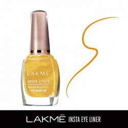 Lakme Insta-Liner Water Resistant Eyeliner (Gold), 9ml Bottle