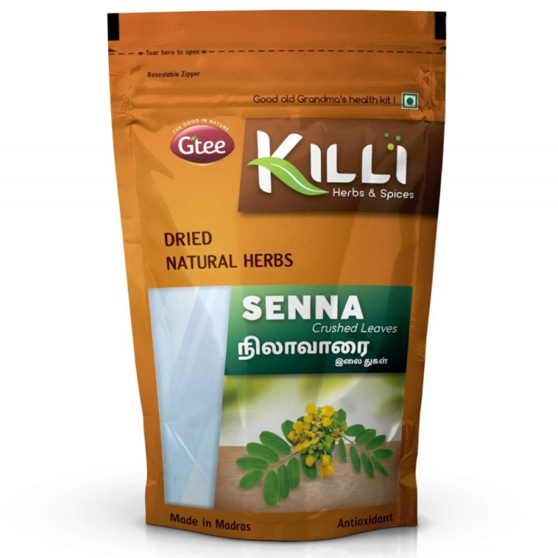 Killi Herbs & Spices Senna Crushes Leaves Powder (Nilavarai