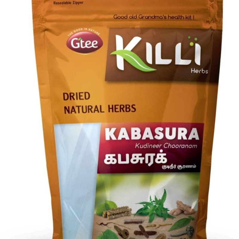 Killi Herbs & Spices Kabasura Kudineer Powder, (Viral Fever Immunity)