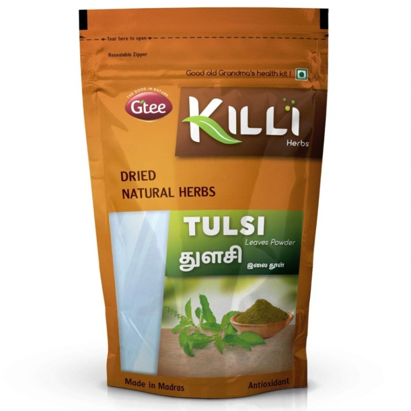 Killi Herbs & Spices Tulsi Leaves Powder, (Cold & Cough) 100g