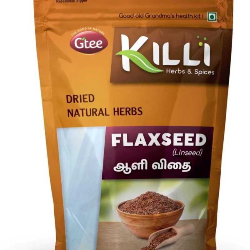 Killi Herbs & Spices Flaxseed Linseed (Alsi), (Rich in Omega-3 Fatty