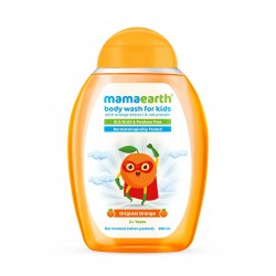 Mamaearth Original Orange Body Wash For Kids With Orange Extract & Oat Protein, 300ml (2+ Years)