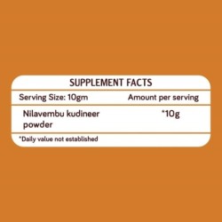Killi Herbs & Spices Nilavembu Powder (Kalmegh), (Viral Fever) 100g