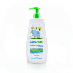 Mamaearth Gentle Cleansing Shampoo For Babies, 400ml With Coconut Based Cleansers, Tear Free (0-5 Years)