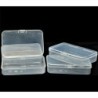 Clear Plastic Storage Boxes, Set of 12 (1 Dozen) Size 6*9* 2 Cm