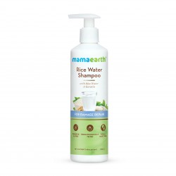 Mamaearth Rice Water Shampoo With Rice Water & Keratin, 250ml For Damage Repair