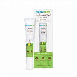 Mamaearth Tea Tree Spot Gel Face Cream With Tea Tree & Salicylic Acid, 15g For Acne & Pimples