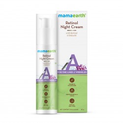 Mamaearth Retinol Night Cream With Retinol & Bakuchi, 50g For Fine Lines & Wrinkles