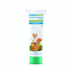 MamaEarth Fruit Punch Toothpaste For Kids, Pack of 2 (50g Each)