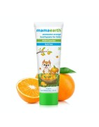 MamaEarth Awesome Orange Toothpaste For Kids, Pack of 2 (50g Each)