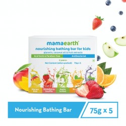 MamaEarth Nourishing Bathing Bar For Kids, 75g*5 Units (2 Years+)