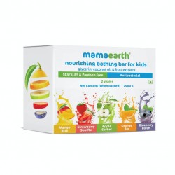 MamaEarth Nourishing Bathing Bar For Kids, 75g*5 Units (2 Years+)