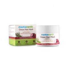 MamaEarth Onion Hair Mask, 200g with Onion Oil & Organic Bamboo Vinegar For Hair Fall Control