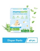 MamaEarth Plant Based Diaper Pants With 2X Absorption, Size NB (3-5 Kg), 40 Diapers