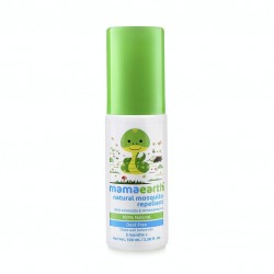 MamaEarth Natural Mosquito Repellent With Citronella & Lemongrass Oil, 100ml (3+ Months) 100% Natural