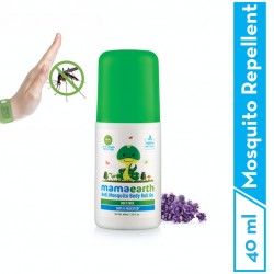 MamaEarth Anti Mosquito Body Roll On, 40ml, 100% Natural, Upto 8Hrs Protection