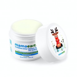 MamaEarth Breathe Easy Vapourub For Babies With Winter Green & Eucalyptus Oil, 50ml (3+ Months)