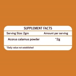 Killi Herbs & Spices Calamus Root Powder, (Enhances Speech) 100g