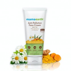 MamaEarth Anti-Pollution Face Cream With Turmeric & Pollustop, 80g For Pollution Protection