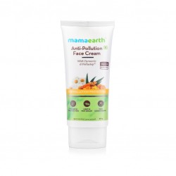 MamaEarth Anti-Pollution Face Cream With Turmeric & Pollustop, 80g For Pollution Protection