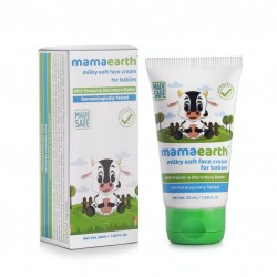 MamaEarth Milky Soft Face Cream For Babies With Milk Protein & Murumuru Butter, 60g