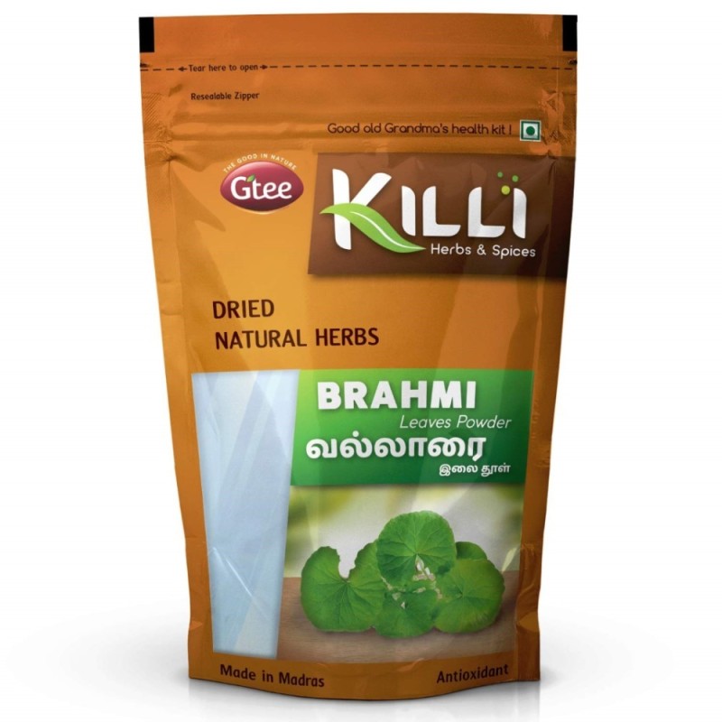 Killi Herbs & Spices Brahmi Leaves Powder (Gotu Kola Leaves Powder)