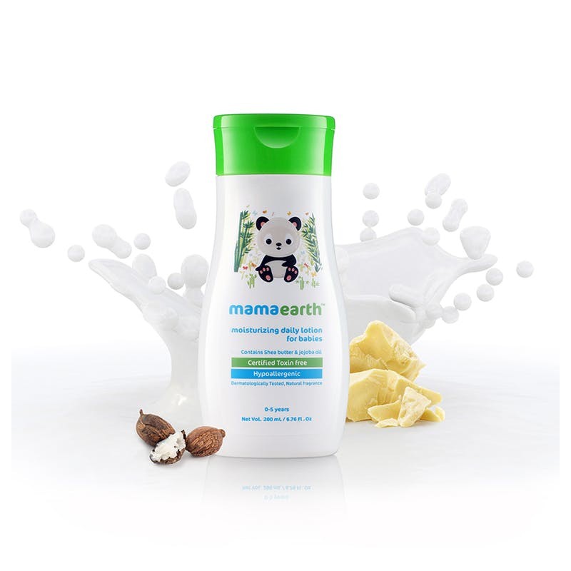 MamaEarth Moisturizing Daily Lotion For Babies, 200ml (0-5 Years) MamaEarth Moisturizing Daily Lotion For Babies, 200ml (0-5 Years)