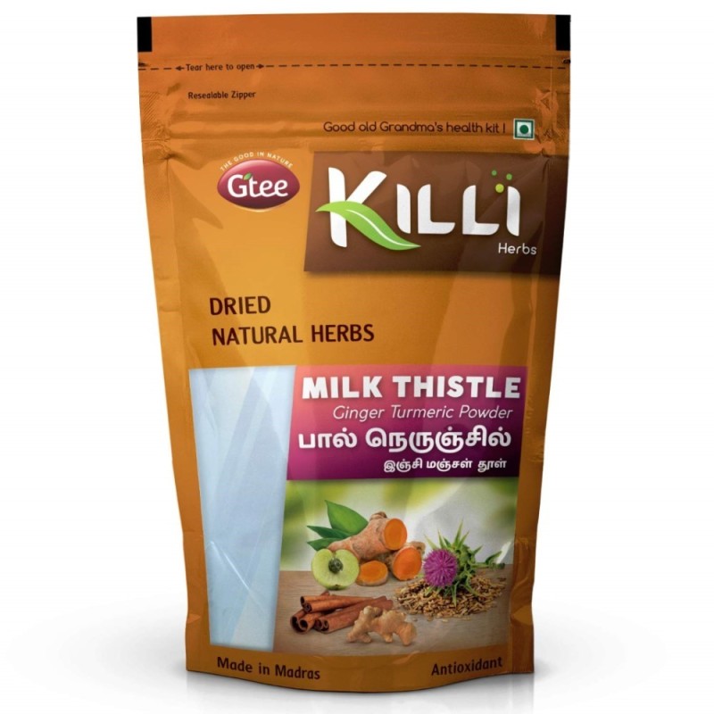 Killi Herbs & Spices Milk Thistle (Ginger Turmeric Powder), (Liver