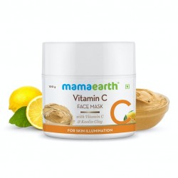 MamaEarth Vitamin C Face Mask With Vitamin C & Kaolin Clay, 100g For Skin Illumination