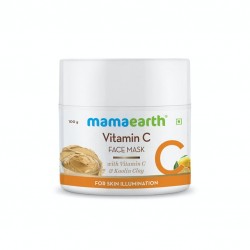 MamaEarth Vitamin C Face Mask With Vitamin C & Kaolin Clay, 100g For Skin Illumination