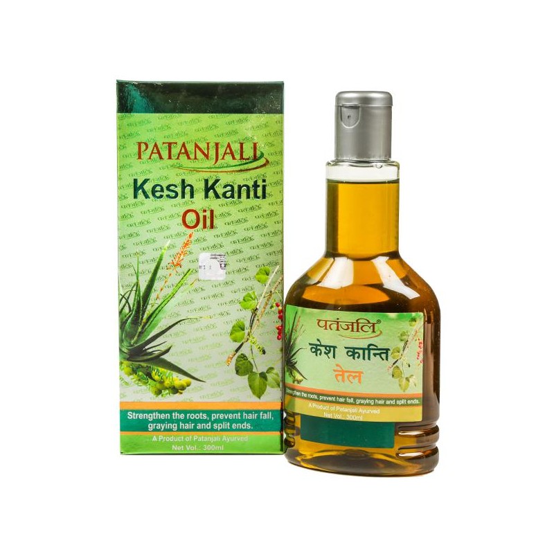 Patanjali Kesh Kanti Hair Oil, 300ml- Strengthens the Roots, Prevents Hair Fall, Graying Hair and Split Ends