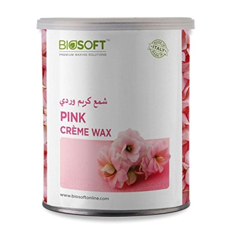 Biosoft Premium Waxing Solutions Pink Creme Wax 800ml