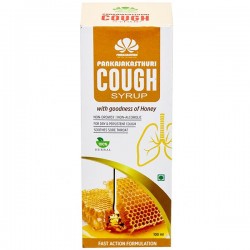 Pankajakasthuri Cough Syrup With Goodness of Honey, 100ml- For Dry & Persistent Cough, Soothes Sore Throat