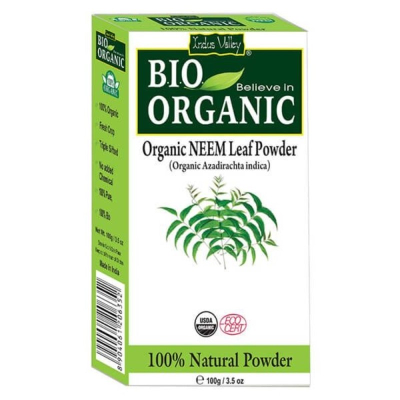 Indus Valley Bio Organic Neem Leaf Powder (Organic Azadirachta