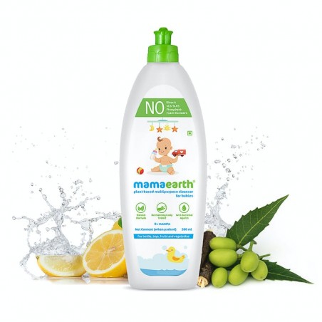 MamaEarth Plant Based Multipurpose Cleanser For Babies, 500ml