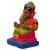 Kamal Aasan Eco Friendly Ganesha Idol Made of Clay Shadu Mati 6 Inches