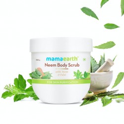 MamaEarth Neem Body Scrub With Neem & Tulsi, 200g For Skin Purification