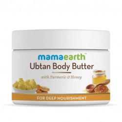 MamaEarth Ubtan Body Butter With Turmeric & Honey, 200g For Deep Nourishment