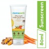 MamaEarth Ultra Light Indian Sunscreen With Carrot Seed & Turmeric, 80g For Sun Protection