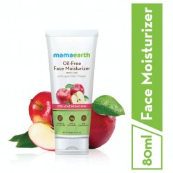 MamaEarth Oil-Free Face Moisturizer With Apple Cider Vinegar, 80ml For Acne Prone Skin