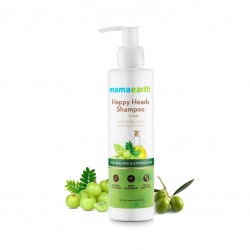 MamaEarth Happy Heads Shampoo With Biotin, Amla & Natural Protein, 200ml For Healthy & Strong Hair