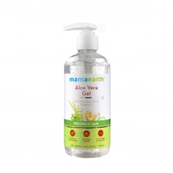 MamaEarth Aloe Vera Gel With Pure Aloe Vera & Vitamin E, 300ml For Skin & Hair