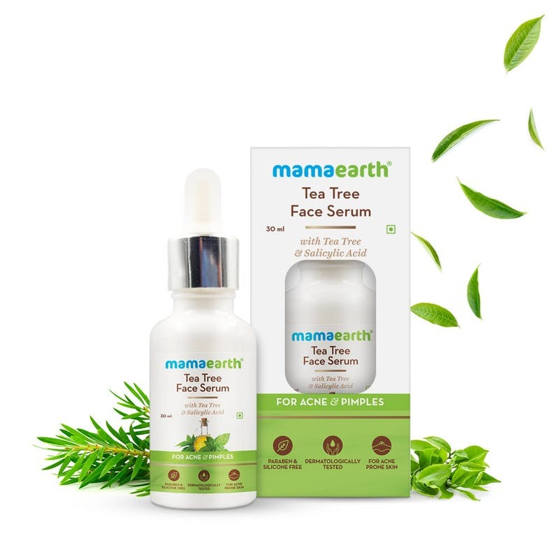 MamaEarth Tea Tree Face Serum With Tea Tree & Salicylic Acid, 30ml For Acne & Pimples