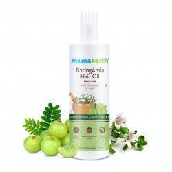 MamaEarth BringhAmla Hair Oil, 250ml with Bhringraj & Amla For Intense Hair Treatment