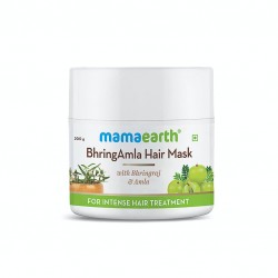 MamaEarth BhringAmla Hair Mask, 200g with Bhringraj & Amla For Intense Hair Treatment