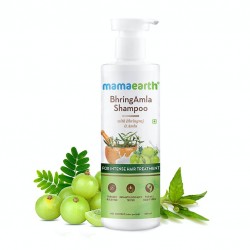 MamaEarth BringhAmla Shampoo, 250ml with Bhringraj & Amla For Intense Hair Treatment