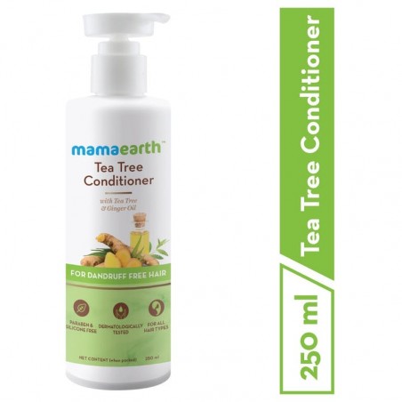 MamaEarth Tea Tree Conditioner, 250ml with Tea Tree & Ginger Oil For Dandruff Free Hair