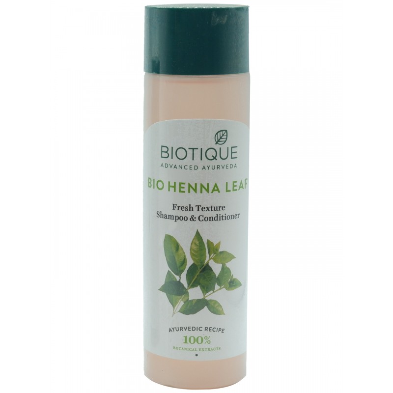 Biotique Bio Henna Leaf Fresh Texture Shampoo & Conditioner, 190ml