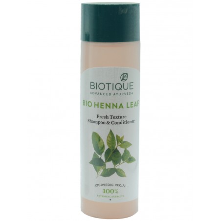 Biotique Bio Henna Leaf Fresh Texture Shampoo & Conditioner, 190ml