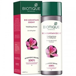 Biotique Bio Mountain Ebony Vitalizing Serum for Falling Hair, 120ml Intensive Hair Growth Treatment